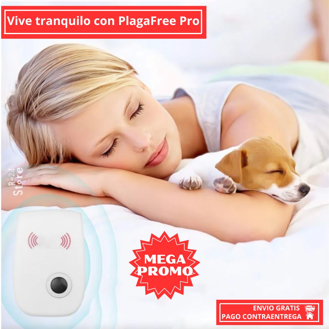 2x 1 PlagaFree Pro Producto de Tecnología Ultrasónica