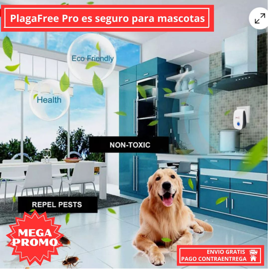 2x 1 PlagaFree Pro Producto de Tecnología Ultrasónica