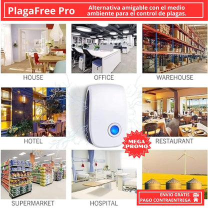 2x 1 PlagaFree Pro Producto de Tecnología Ultrasónica