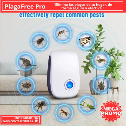 2x 1 PlagaFree Pro Producto de Tecnología Ultrasónica